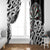 New Zealand Darts Window Curtain Aotearoa Maori Its In My DNA Black - Polynesian Pride