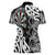 Personalised New Zealand Darts Women Polo Shirt Aotearoa Maori Its In My DNA Black - Polynesian Pride