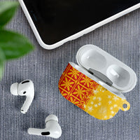 Kahili Quilt Hawaii AirPods Case Tropical Flower Seamless Half Style