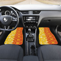 Kahili Quilt Hawaii Car Mats Tropical Flower Seamless Half Style