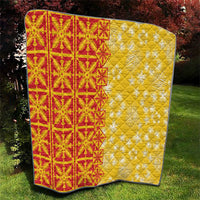 Kahili Quilt Hawaii Quilt Tropical Flower Seamless Half Style