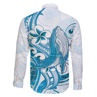 Blue Hawaii Humpback Whale Family Matching Puletasi and Hawaiian Shirt Polynesian Tribal Ocean Vibes