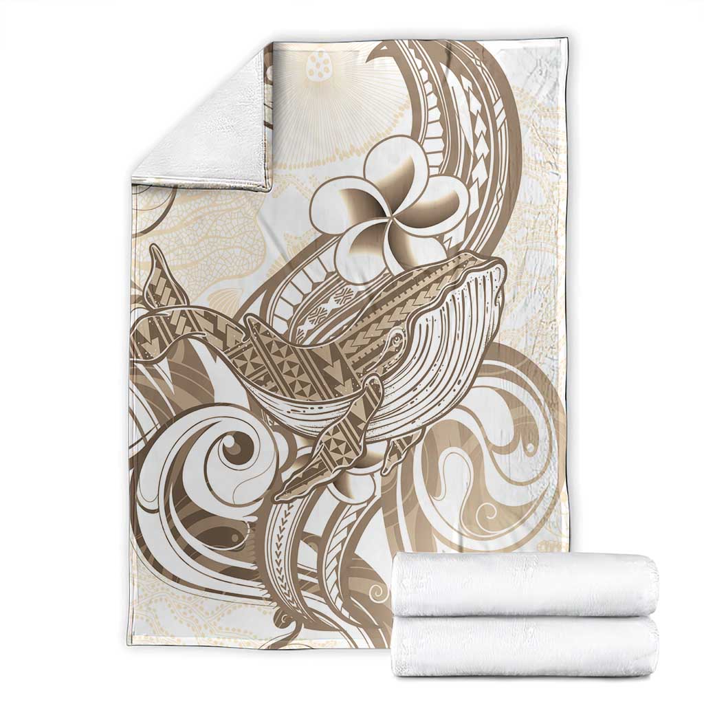Brown Hawaii Humpback Whale Blanket Polynesian Tribal Ocean Vibes