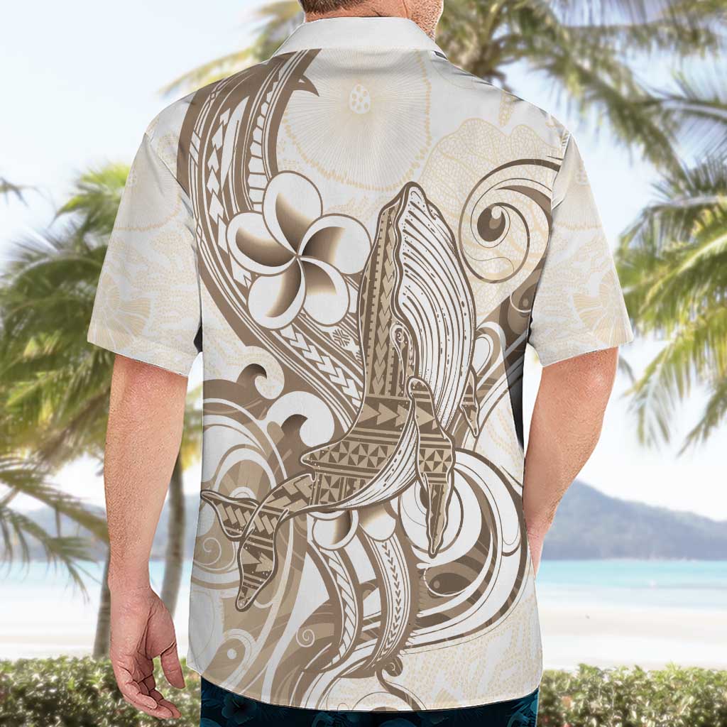 Brown Hawaii Humpback Whale Hawaiian Shirt Polynesian Tribal Ocean Vibes