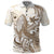Brown Hawaii Humpback Whale Polo Shirt Polynesian Tribal Ocean Vibes