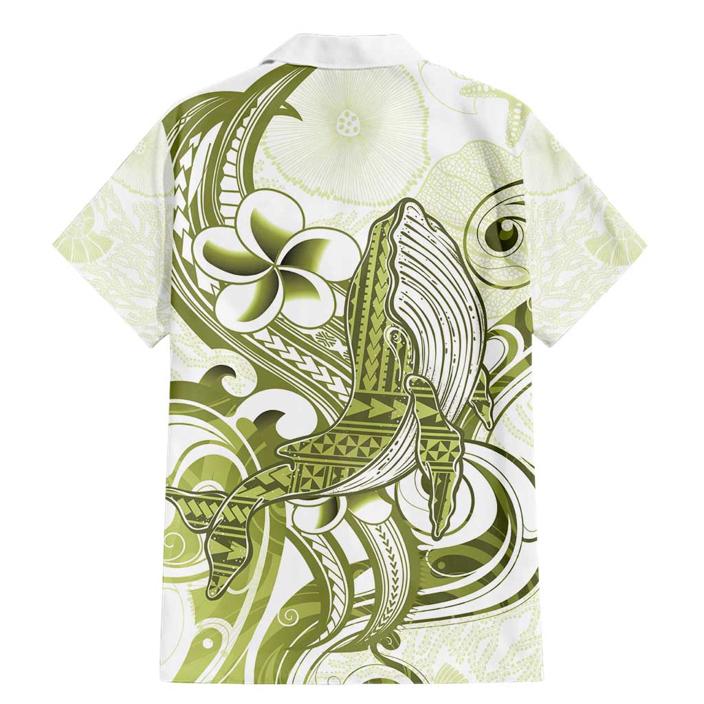 Lime Green Hawaii Family Matching Mermaid Dress and Hawaiian Shirt Humpback Whale Tattoo Polynesian Tribal Ocean Vibes