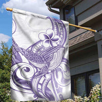 Purple Hawaii Garden Flag Humpback Whale Tattoo Polynesian Tribal Ocean Vibes LT14 - Polynesian Pride