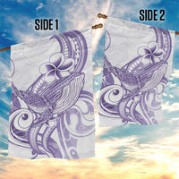 Purple Hawaii Garden Flag Humpback Whale Tattoo Polynesian Tribal Ocean Vibes LT14 - Polynesian Pride