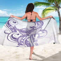 Purple Hawaii Sarong Humpback Whale Tattoo Polynesian Tribal Ocean Vibes