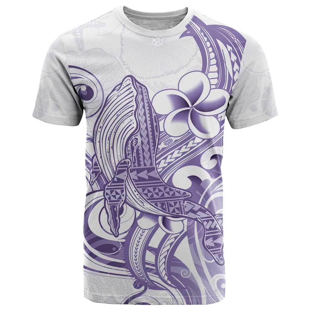 Purple Hawaii T Shirt Humpback Whale Tattoo Polynesian Tribal Ocean Vibes