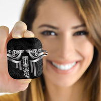 Tiki Drum Hawaii AirPods Case Hawaiian Kakau Tattoo Style