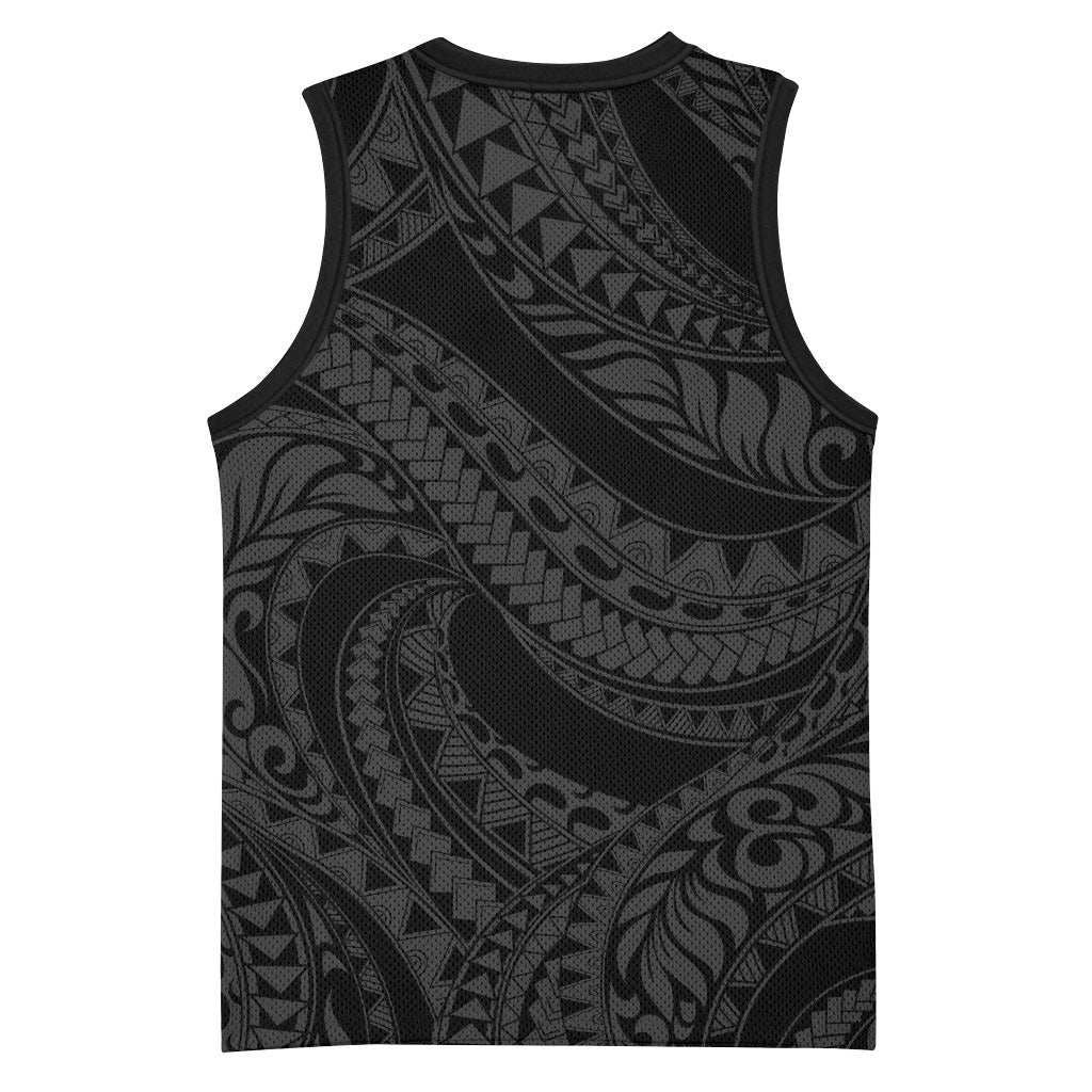 Tiki Drum Hawaii Basketball Jersey Hawaiian Kakau Tattoo Style LT14 - Polynesian Pride