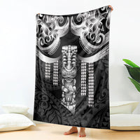 Tiki Drum Hawaii Blanket Hawaiian Kakau Tattoo Style LT14 - Polynesian Pride