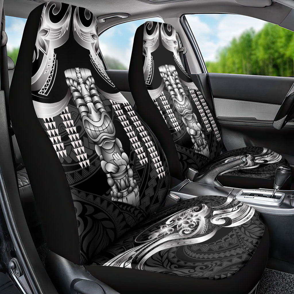 Tiki Drum Hawaii Car Seat Cover Hawaiian Kakau Tattoo Style LT14 - Polynesian Pride
