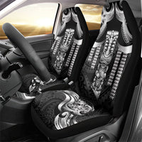 Tiki Drum Hawaii Car Seat Cover Hawaiian Kakau Tattoo Style LT14 - Polynesian Pride