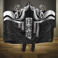 Tiki Drum Hawaii Hooded Blanket Hawaiian Kakau Tattoo Style LT14 - Polynesian Pride