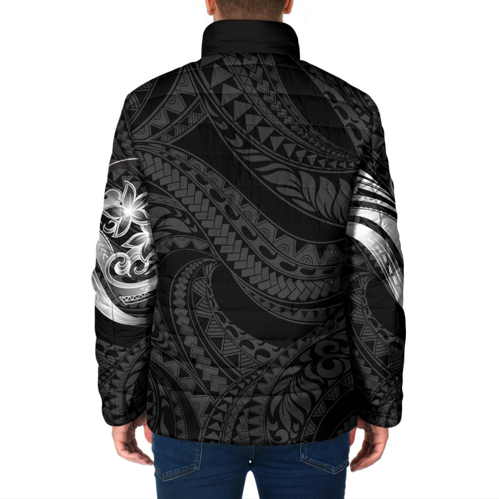 Tiki Drum Hawaii Padded Jacket Hawaiian Kakau Tattoo Style LT14 - Polynesian Pride