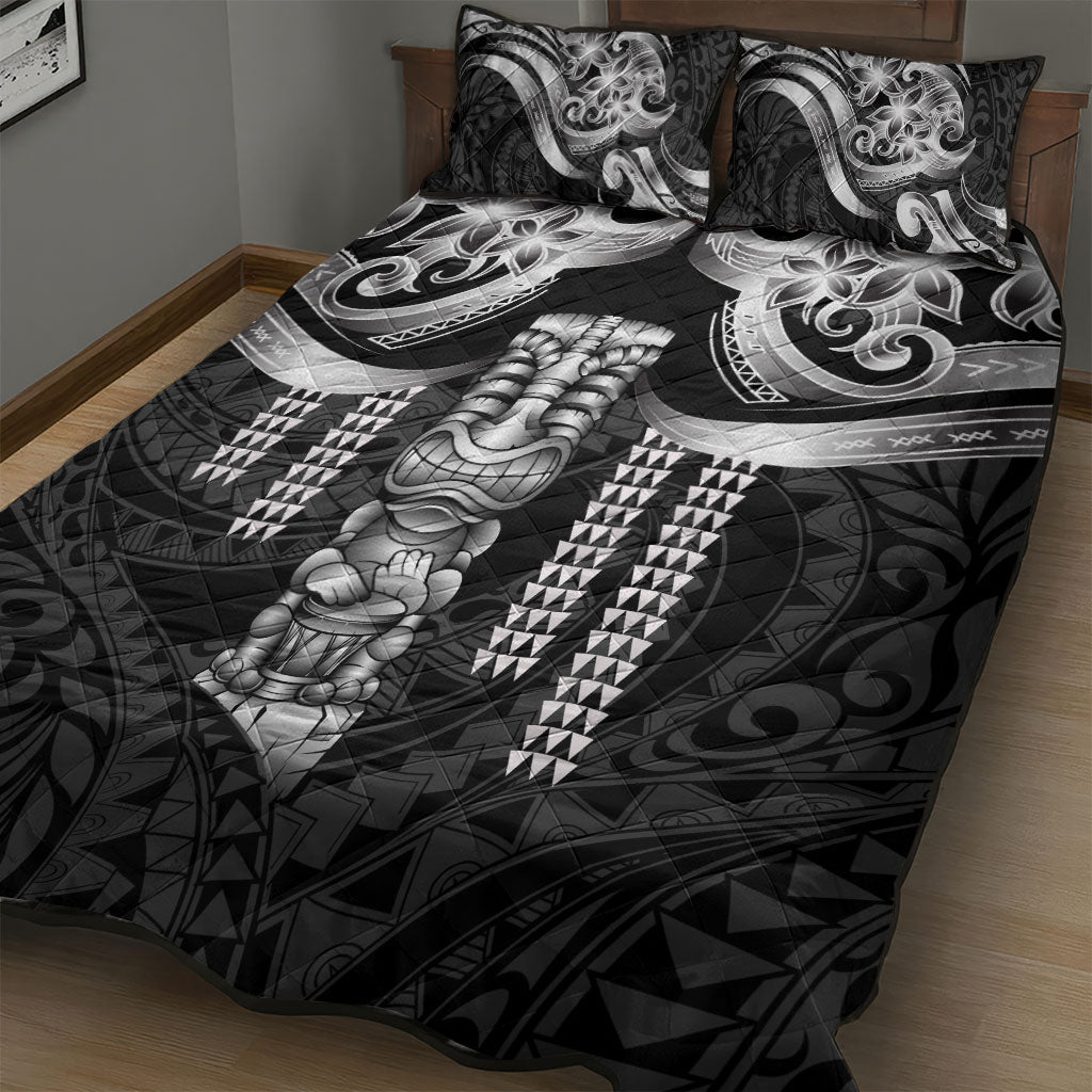 Tiki Drum Hawaii Quilt Bed Set Hawaiian Kakau Tattoo Style LT14 - Polynesian Pride