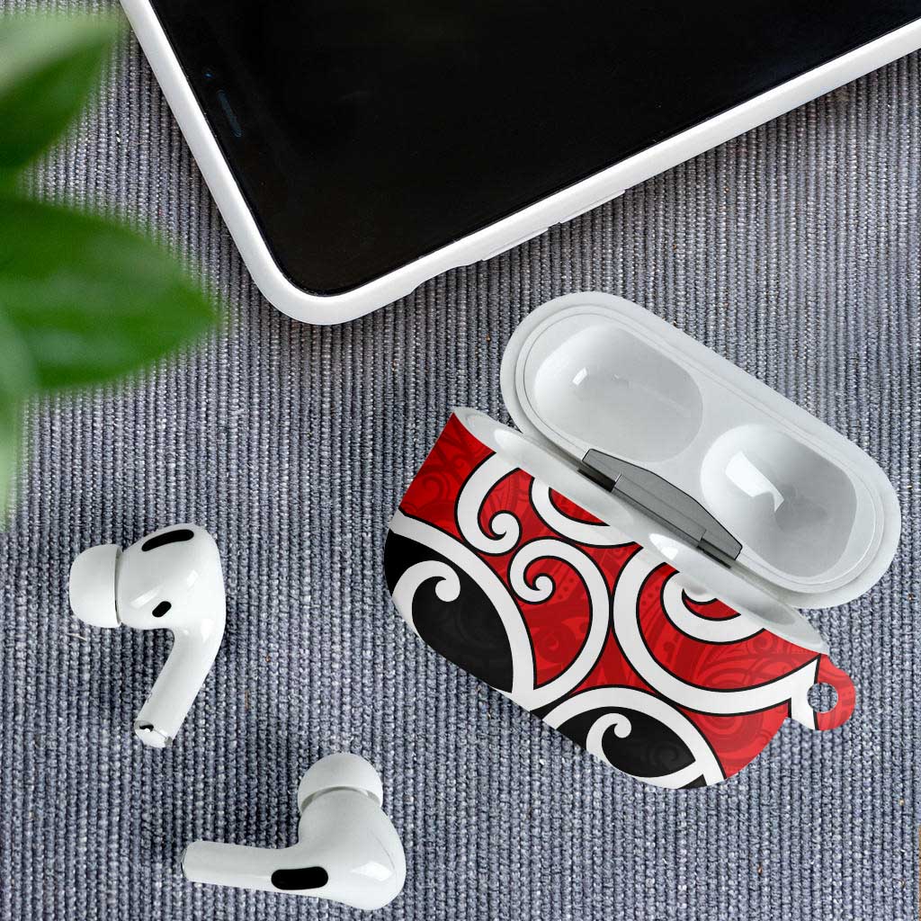 New Zealand AirPods Case Maori Koru Tino Rangatiratanga Color - Polynesian Pride