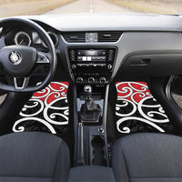 New Zealand Car Mats Maori Koru Tino Rangatiratanga Color - Polynesian Pride