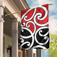 New Zealand Garden Flag Maori Koru Tino Rangatiratanga Color - Polynesian Pride