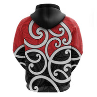 New Zealand Hoodie Maori Koru Tino Rangatiratanga Color - Polynesian Pride