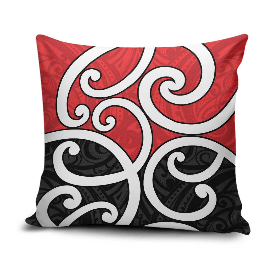 New Zealand Pillow Cover Maori Koru Tino Rangatiratanga Color - Polynesian Pride