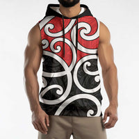 New Zealand Sleeveless Hoodie Maori Koru Tino Rangatiratanga Color - Polynesian Pride