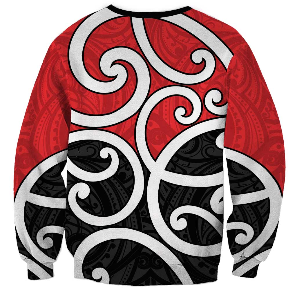 New Zealand Sweatshirt Maori Koru Tino Rangatiratanga Color - Polynesian Pride