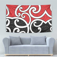 New Zealand Tapestry Maori Koru Tino Rangatiratanga Color - Polynesian Pride