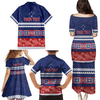 Personalised FAST Samoa Siapo Family Matching Puletasi and Hawaiian Shirt Teuila Flowers Samoan Pattern LT14 - Polynesian Pride