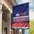 Personalised FAST Samoa Siapo Garden Flag Teuila Flowers Samoan Pattern - Polynesian Pride