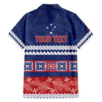 Personalised FAST Samoa Siapo Hawaiian Shirt Teuila Flowers Samoan Pattern - Polynesian Pride