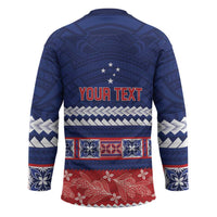 Personalised FAST Samoa Siapo Hockey Jersey Teuila Flowers Samoan Pattern - Polynesian Pride