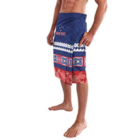 Personalised FAST Samoa Siapo Lavalava Teuila Flowers Samoan Pattern - Polynesian Pride