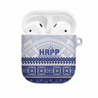 HRPP Samoa Siapo AirPods Case Teuila Flowers Samoan Pattern - Polynesian Pride
