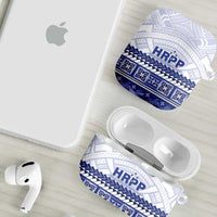 HRPP Samoa Siapo AirPods Case Teuila Flowers Samoan Pattern - Polynesian Pride