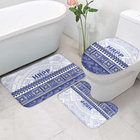 HRPP Samoa Siapo Bathroom Set Teuila Flowers Samoan Pattern - Polynesian Pride