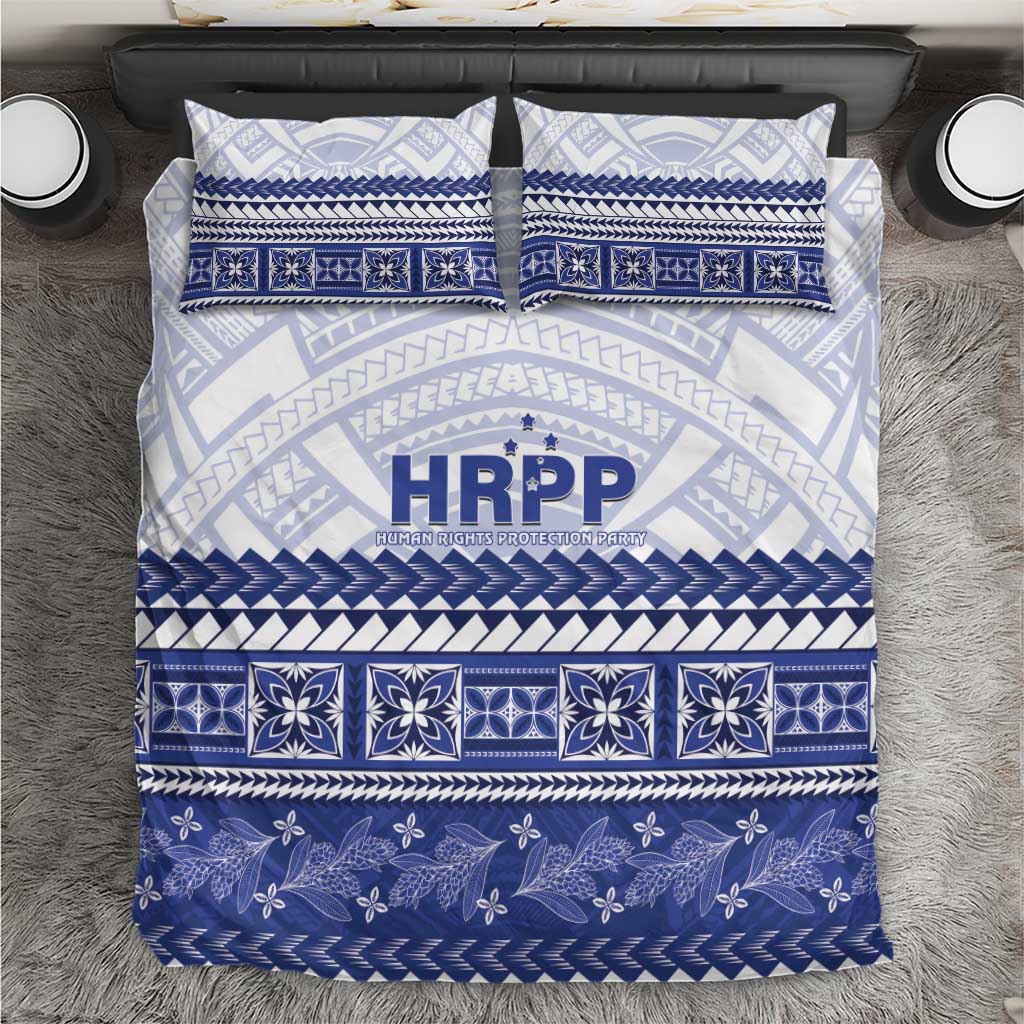 HRPP Samoa Siapo Bedding Set Teuila Flowers Samoan Pattern - Polynesian Pride