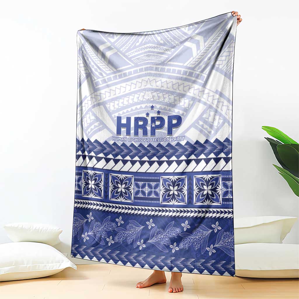 HRPP Samoa Siapo Blanket Teuila Flowers Samoan Pattern - Polynesian Pride
