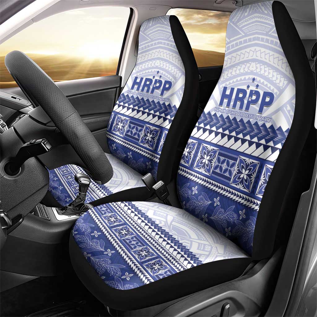 HRPP Samoa Siapo Car Seat Cover Teuila Flowers Samoan Pattern - Polynesian Pride