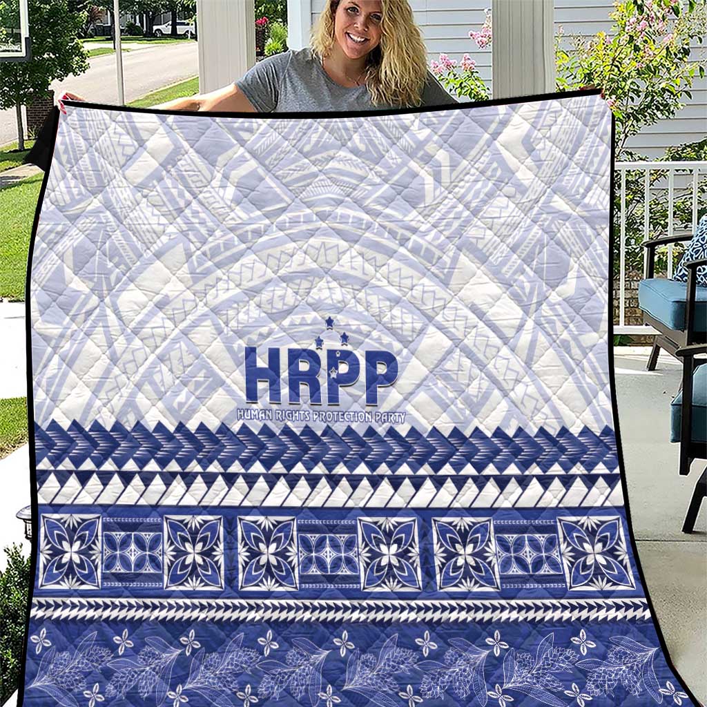 HRPP Samoa Siapo Quilt Teuila Flowers Samoan Pattern - Polynesian Pride