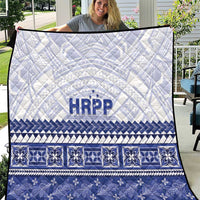 HRPP Samoa Siapo Quilt Teuila Flowers Samoan Pattern - Polynesian Pride