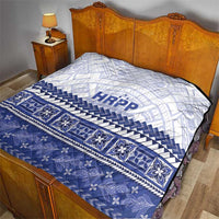 HRPP Samoa Siapo Quilt Teuila Flowers Samoan Pattern - Polynesian Pride