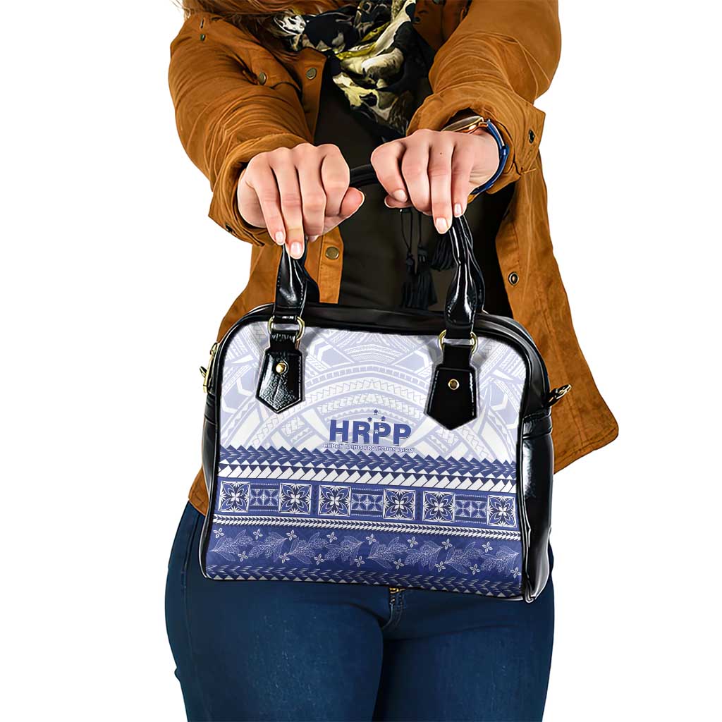 HRPP Samoa Siapo Shoulder Handbag Teuila Flowers Samoan Pattern - Polynesian Pride
