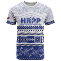 Personalised HRPP Samoa Siapo T Shirt Teuila Flowers Samoan Pattern - Polynesian Pride