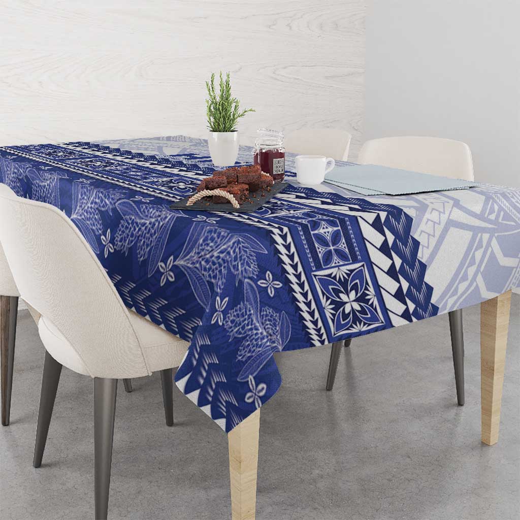 HRPP Samoa Siapo Tablecloth Teuila Flowers Samoan Pattern - Polynesian Pride