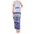 Personalised HRPP Samoa Siapo Tank Maxi Dress Teuila Flowers Samoan Pattern - Polynesian Pride