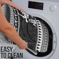 New Zealand Christmas Rugby Personalised Bathroom Set Meri Kirihimete All Black Maori - Polynesian Pride