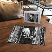 New Zealand Christmas Rugby Personalised Puzzle Meri Kirihimete All Black Maori - Polynesian Pride